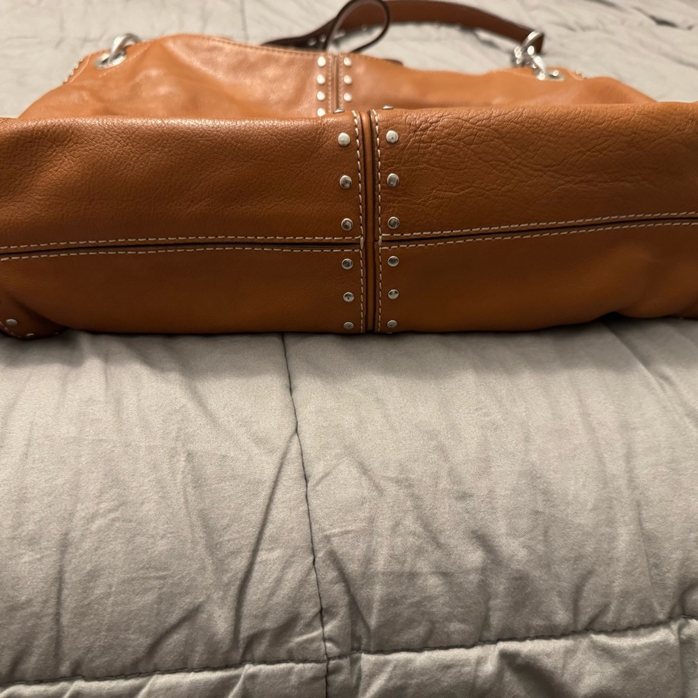 Michael Kors Tan Leather Shoulder/satchel Bag - Picture 9 of 9